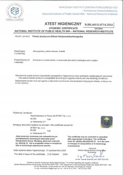 Kwadrat z fazą akustyczny panel na ścianę niebieski do salonu głośniki 1m2
