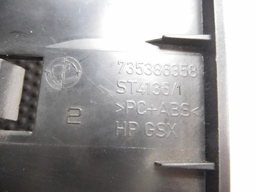 фото thumb №6, Бардачок з гумова накладка fiat punto оригінальний номер 735386358