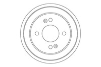 фото thumb №11, Trw гальмівні барабани гальмівні 2szt. задня kia picanto ii 1.0 1.0lpg 1.2