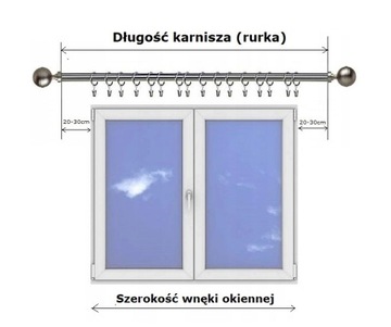 KARNISZE PRESTIGE METAL KARNISZ POJEDYNCZY 400 cm