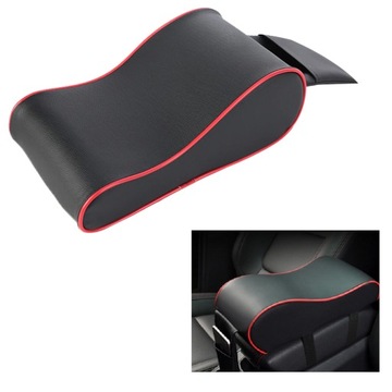 фото thumb №8, М'яка подушка накладка na підлокітник do автомобіль з кишені - чорна