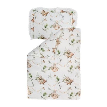 Постельное белье BAMBOO с рюшами и кружевом для гондольной коляски BAMBOO BLANKET