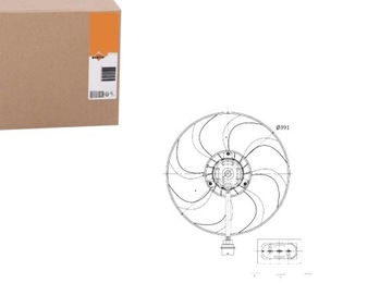 фото thumb №1, Nrf wentulator радіатор 6q0959455ae 302082