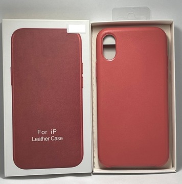Кожаный чехол Leather Eco для Apple iPhone Xr