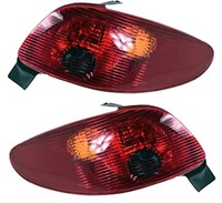 фото thumb №1, Peugeot 206 лампа задняя правая левая лампы задние набор комплект хэтчбек