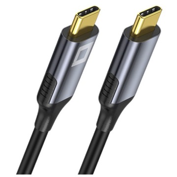 КАБЕЛЬ CO2 USB-C ДЛЯ БЫСТРОЙ ЗАРЯДКИ THUNDERBOLT 3 20 Гбит/с 100 Вт USB TYPE C 4K 2M