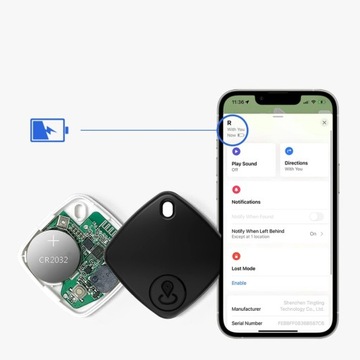 Lokalizator GPS iTag dla zwierząt dzieci do kluczy