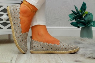 ESPADRYLE BUTY ELEGANCKIE DAMSKIE TENISÓWKI
