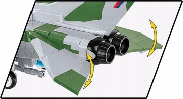Военные блоки Cobi 5852 Самолет-истребитель Panavia Tornado 2 фигурки