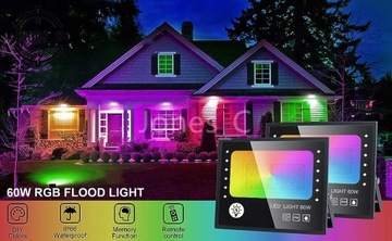 60 Вт RGB прожектор Impreza IP66 водонепроницаемый