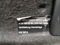 фото thumb №8, Mercedes gla w156 x156 полиця задня багажника оригінал 13-19