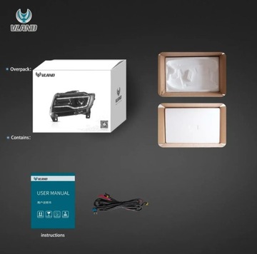 фото thumb №8, Лампа лампы полный led drl eu vland хром jeep grand cherokee wk2 2011-2013