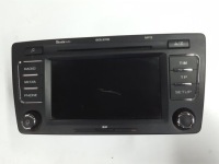 Купить Skoda octavia 2 ii lift 08-12r радио cd 1z0035156m, фото thumb