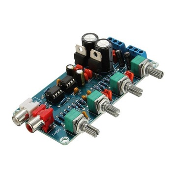 NE5532 HIFI Preamp Pre amplifier Tone Board Kits Volume Control 12V 0 12V