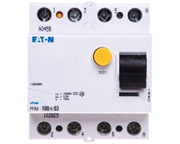 PFIM-100/4/03 АВТОМАТИЧЕСКИЙ ВЫКЛЮЧАТЕЛЬ остаточного тока