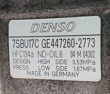 фото thumb №6, Компресор кондиціонера bmw 5 f10 4.4 v8 9154072 7sbu17c