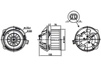 фото thumb №2, Вентилятор вентилятор citroen c5 c5 i 1.8-3.0 03.01-08.04 nissens