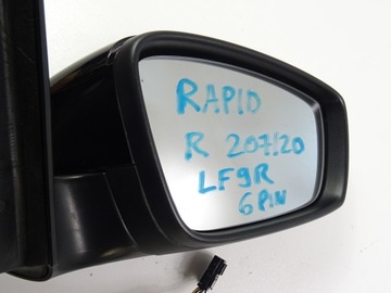 фото thumb №12, Rapid зеркало правые 6 pin 5jb857407k код lf9r