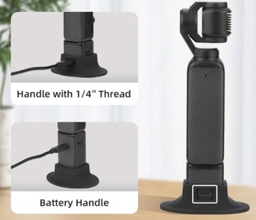 ПОДСТАВКА-РУЧКА, ПРОТИВОСКОЛЬЗЯЩАЯ ПОДСТАВКА ДЛЯ КАМЕРЫ DJI OSMO POCKET 3