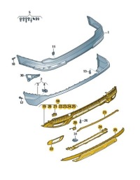 Купити Спойлер заднього бампера audi q7 sline szary, фото thumb