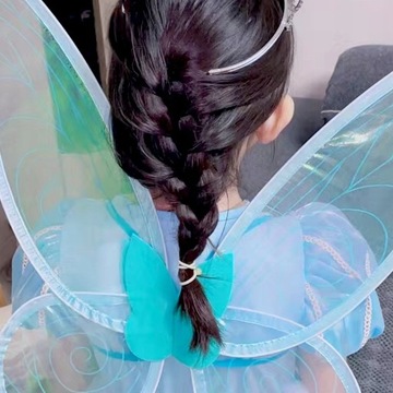 strój ELFA MOTYLKA WRÓŻKA MOTYL MOTYLEK motyla ELF Cosplay Hologramowe 3-9l