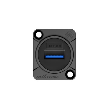Панельная розетка Roxtone RAU3D-B USB 3.0