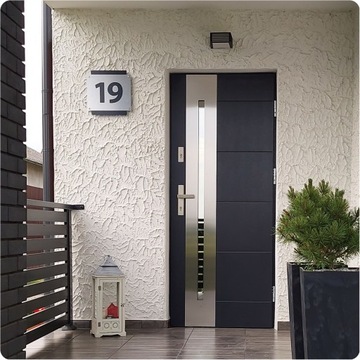 Tabliczka tablica ADRESOWA numer na dom numer domu ALUMINIOWA 35x35 - WZORY