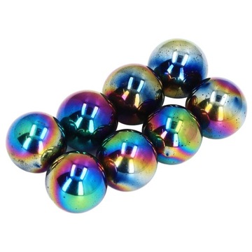 10 szt. Kulka magnetyczna Dia25mm Magnesy w kolorze tęczy Zabawa 5V
