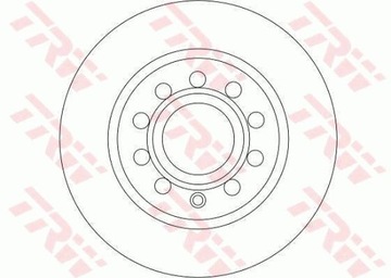 DF4276 TRW ТОРМОЗНОЙ ДИСК AUDI A3