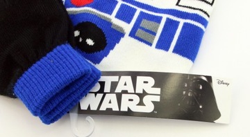Детский зимний комплект Disney STAR WARS шапка и перчатки 50-55