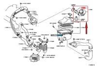 фото thumb №7, Шланг труба фильтра воздуха toyota avensis rav 4 verso 2.0 d 17883-27010