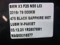 Bmw x3 x4 f25 f26 левое  передний крыло  475 черный sapphire перед чёрный в Украине, фото thumb