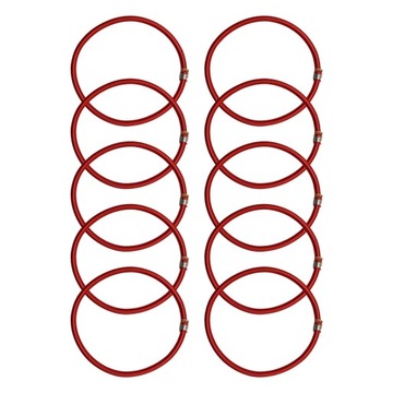 .10x Trampoline Elastic Rope Tie Downs Straps Red