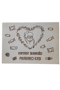 Персонализированная коробочка сладостей для прабабушки.