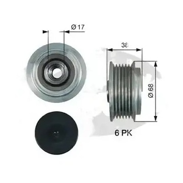 фото thumb №1, Сцепление генератора колесо ременное oap7185 gates
