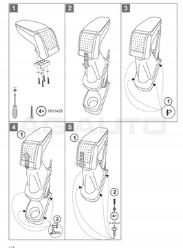 фото thumb №7, Підлокітник стандарт renault clio iv, 2013- ,