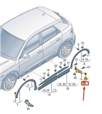 фото thumb №1, Audi q4 e-tron rear правый wheel спойлер 89a853834a