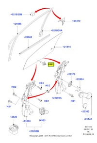фото thumb №8, Штифт, управление стекло дверь передних fiesta 01-08 / fusion 01-12 1148855