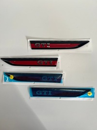 фото thumb №6, Планка значок эмблема gti крыльев правые vw golf 8 viii 5h0853688 aa