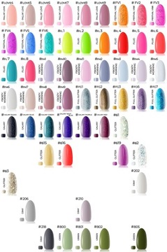 SET Claresa гибридные лаки для ногтей LAMP base top