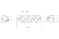 фото thumb №2, Пружина підвіска задня l/p renault laguna laguna iii 1.5d-2.0d