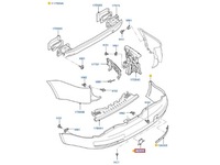 фото thumb №4, Заглушка бампера заднего зад do ford galaxy iii mk3 wa6 2006-2015
