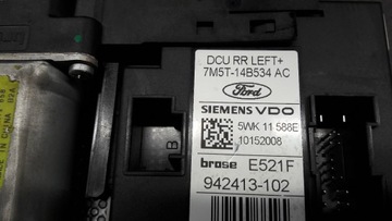 фото thumb №10, 7m5t-14b534ac двигунчик скла лівий зад ford focus