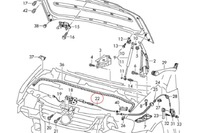 фото thumb №8, Vw caddy 2k передняя капот открывание крышки блокировка трос rhd nowa orygi
