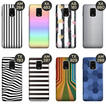 ETUI DO XIAOMI REDMI NOTE 9 PRO / 9 PRO MAX / NOTE 9S WZORY PASKI LINIE