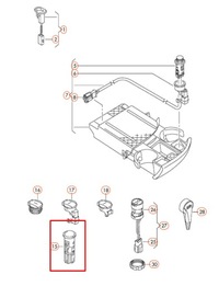 фото thumb №5, Монтаж прикуривателя vag golf iv jetta iv оригинальный 1j0919309