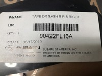 фото thumb №1, Nowa плівка наклейка рамки двері subaru 90422fl16a