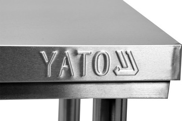 STÓŁ BLAT ROBOCZY NIERDZEWNY Z PÓŁKĄ 1600x600xH850