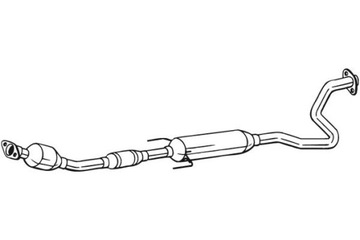 фото thumb №2, Катализатор toyota prius 1.5h 09.03-12.09 bosal