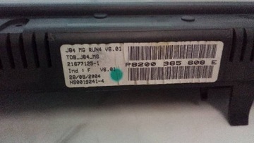 фото thumb №6, Спидометр renault grand scenic 1,9dci 8200365608e